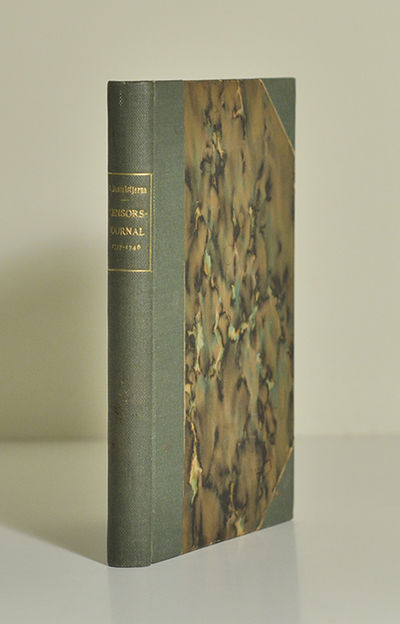 Censorsjournal 1737-1746. Utgifven af L. Bygdén…