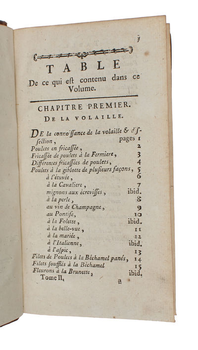 Les Soupers de la Cour ou L'Art de travailler toutes sortes d'alimens. 3 vols. - [ONE OF THE MOST IMPORTANT 18TH CENTURY FRENCH WORKS ON GASTRONOMY] (photo 7)