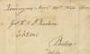 John Adams Free Frank, Addressed to Massachusetts Politician and Author, H.A.S. Dearborn