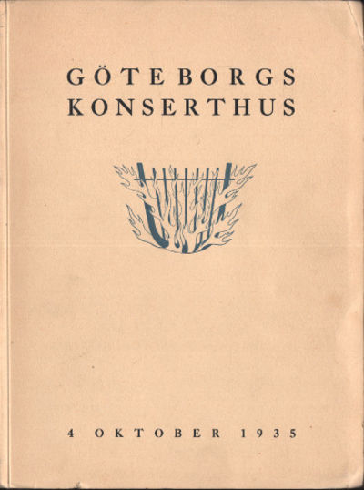 GÖTEBORGS KONSERTHUS. Berättelse avgiven av…