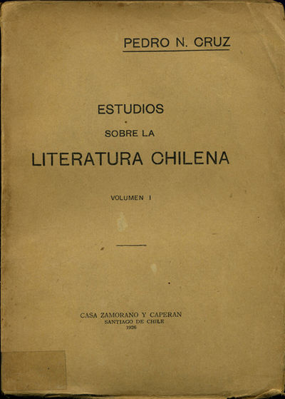 Santiago de Chile: Casa Zamorano y Casperan (v.1); Editorial Nascimento V.2 & 3), 1940. First editio...