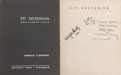 Ett decennium ung svensk lyrik. Antologi…
