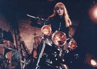 cover of The Girl on a Motorcycle (Three original color photographs from the set of the 1968 film)