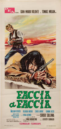 Face to Face [Faccia a faccia] (Original Italian poster for the 1967 film)