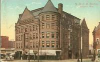 YMCA Building, Springfield, Mass 1912 used Postcard