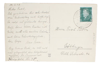 Original handwritten and signed postcard for…