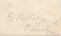 Signature by HEYWOOD, Ezra H. (1829-93)