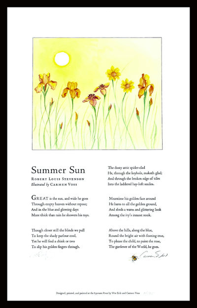 Summer Sun. Illustrated by Carmen Voss.