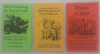 image of A Pocket Guide to Identification of First Editions: Book Collecting for Fun and Profit: Points of Issue. Book Collectors’ pocket reference package. 3 volumes.
