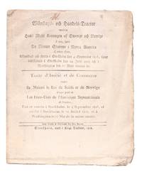 Wänskaps- och Handels-Tractat emellan Hans Maj:t Konungen af Swerige och Norrige å ena, samt De...