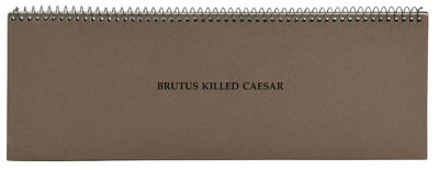 Brutus Killed Caesar