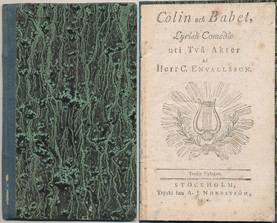 Colin och Babet, lyrisk comedie uti två akter.…