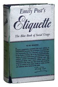 Etiquette: The Blue Book of Social Usage