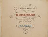 Il Dissoluto Punito osĩa Il Don Giovanni Dramma giocoso in due Atti posto in Musica da W.A. Mozart. In Partitura. [KV 527]. [Full score]. [Copyist manuscript]