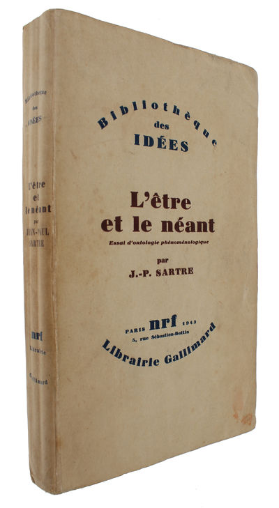 L'être et le néant. Essai d'ontologie…
