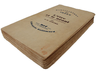 L'être et le néant. Essai d'ontologie phénoménologique. - [THE MAIN WORK OF EXISTENTIALISM - FIRST PRINTING, REVIEW-COPY] (photo 3)