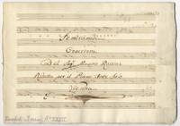 Semiramide Ouvertura ... Ridotta per il Piano Forte Solo. [Copyist manuscript piano transcription]