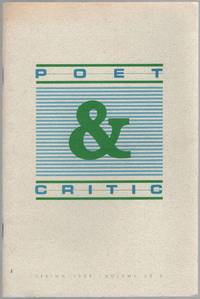 Poet & Critic - Spring 1989