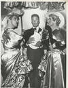 ERROL FLYNN, BURT LANCASTER, ROBERT MITCHUM IN DRAG at FRIARS' FROLIC (1950) Photo by Charles Rhodes