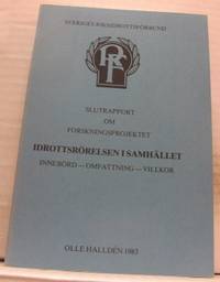 Slutrapport om forskningsprojektet…