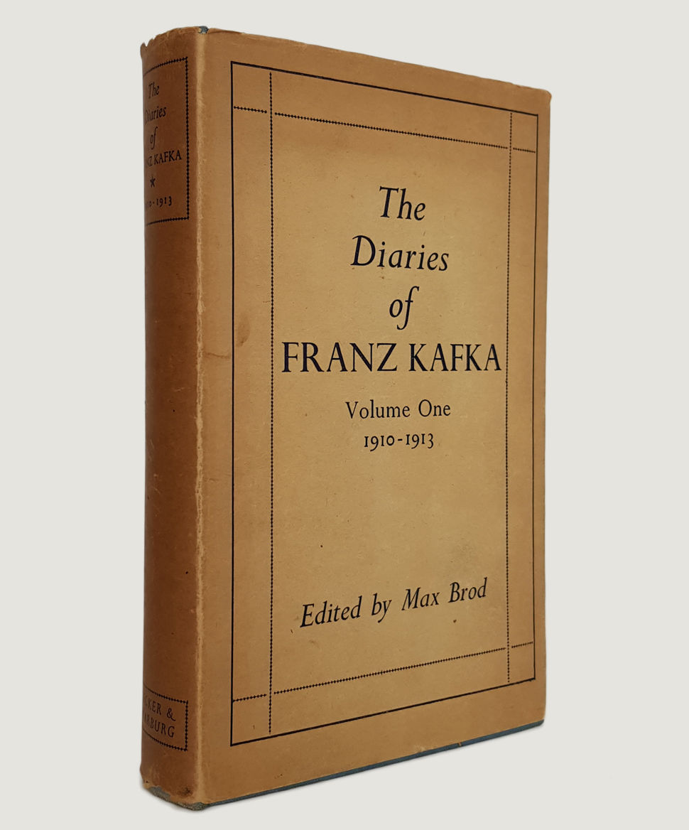 The Diaries of Franz Kafka Volume One 1910-1913. by Kafka, Franz - 1948