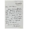 AUTOGRAPH LETTER SIGNED. " To "Dear Mrs. Bacon." Declining an invitation, the letter states in full: "With many thanks I am afraid I do not see my way to being able to come to your garden party on the 6th. I am going from home the week after and there is a good deal on hand. Yours sincerely, C. M. Yonge.
