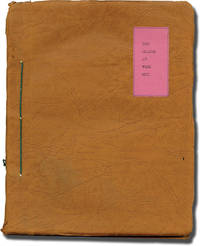 The League of Free Men (Original screenplay for an unproduced film)