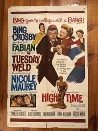 High Time One Sheet 1960 Bing Crosby, Fabian, Tuesday Weld