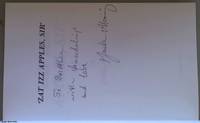 ' ZAT IZZ APPLES, SIR ' by Janka Abrami - Paperback - Signed First Edition - 1986 - from Syber's Books ABN 15 100 960 047 (SKU: 0275158)