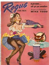 cover of ROGUE "UNCONVENTIONAL APPROACH" by Robert Bloch [AUGUST 1957 VOL. 2 NO. 6