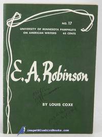 image of Edwin Arlington Robinson (Pamphlets on American Writers, Number 17)