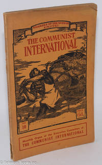 cover of The Communist International, monthly organ of the Executive Committee of the Communist International. No. 10, new series