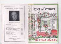 cover of Roses in December ---by Edna Jaques -a Signed Copy ( Poetry / Poems )