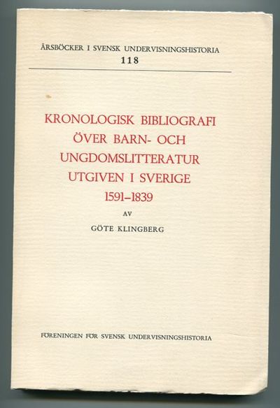 Kronologisk bibliografi över barn- och…