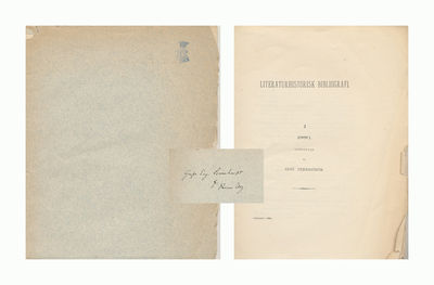Literaturhistorisk bibliografi. I. 1880.…