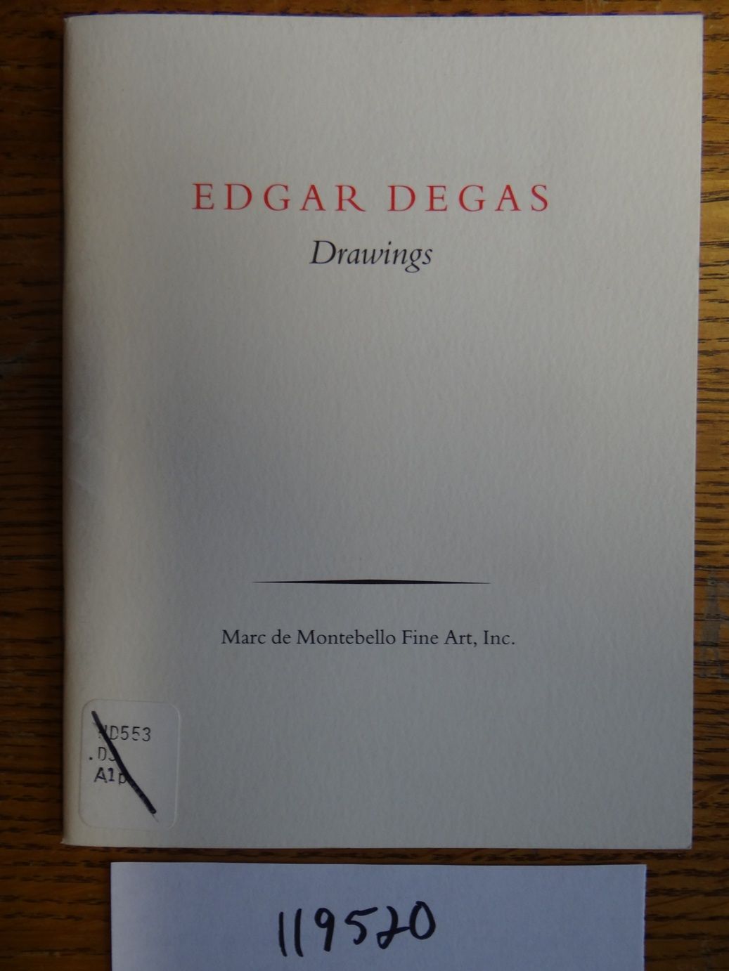 Edgar Degas: Drawings