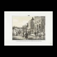 1697 / The peace of Rijswijk. (Arrival of delegates at House Nieuwburg.), Photo Rag Bright White,...