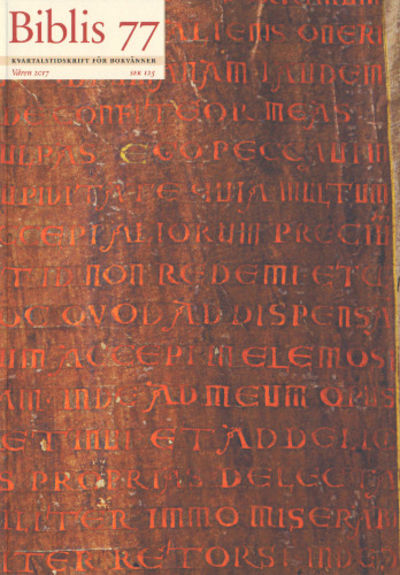 TIDSKRIFTEN BIBLIS 77.