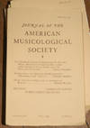 Journal of the American Musicological Society. Volume XLIV Fall 1991, Number 3
