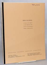 image of Report from Mashpee; a study of the impact of the Wampanoag Land Claim on the economy of Mashpee, Massachusetts