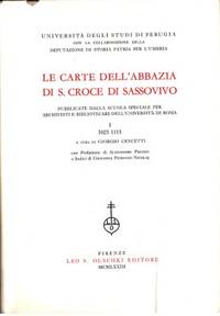 Le carte dell´Abbazia di S. Croce di Sassovivo.…