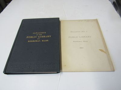 Catalogue of the Public Library of Merrimac, MASS. Edition of 1884