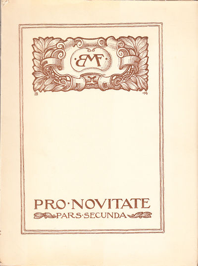 Pro Novitate. Pars secunda. Festskrift utgifven…
