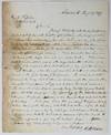 [Manuscript Letter Discussing the Sale of Life Insurance to an Ohio Group Bound for the California Gold Rush]