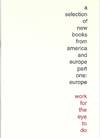 A Selection of New Books from America and Europe, Part I: Europe