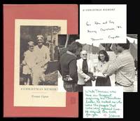 A CHRISTMAS MEMORY. Signed