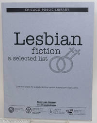 cover of Chicago Public Library Lesbian Fiction: a selected list