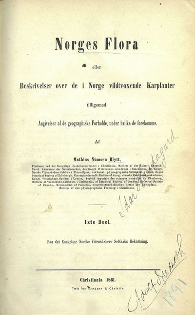 Norges Flora eller Beskrivelser over de i Norge…