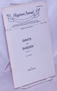 Higginson Journal #36: Giants in the Shadow part 2; Reginald Cuthbotham