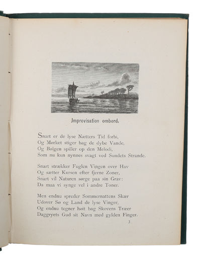 Dæmpede Melodier. Nyere Digte. Med Illustrationer af Forfatteren. - [MED TILSKRIFT FRA HERMAN BANG.] (photo 5)